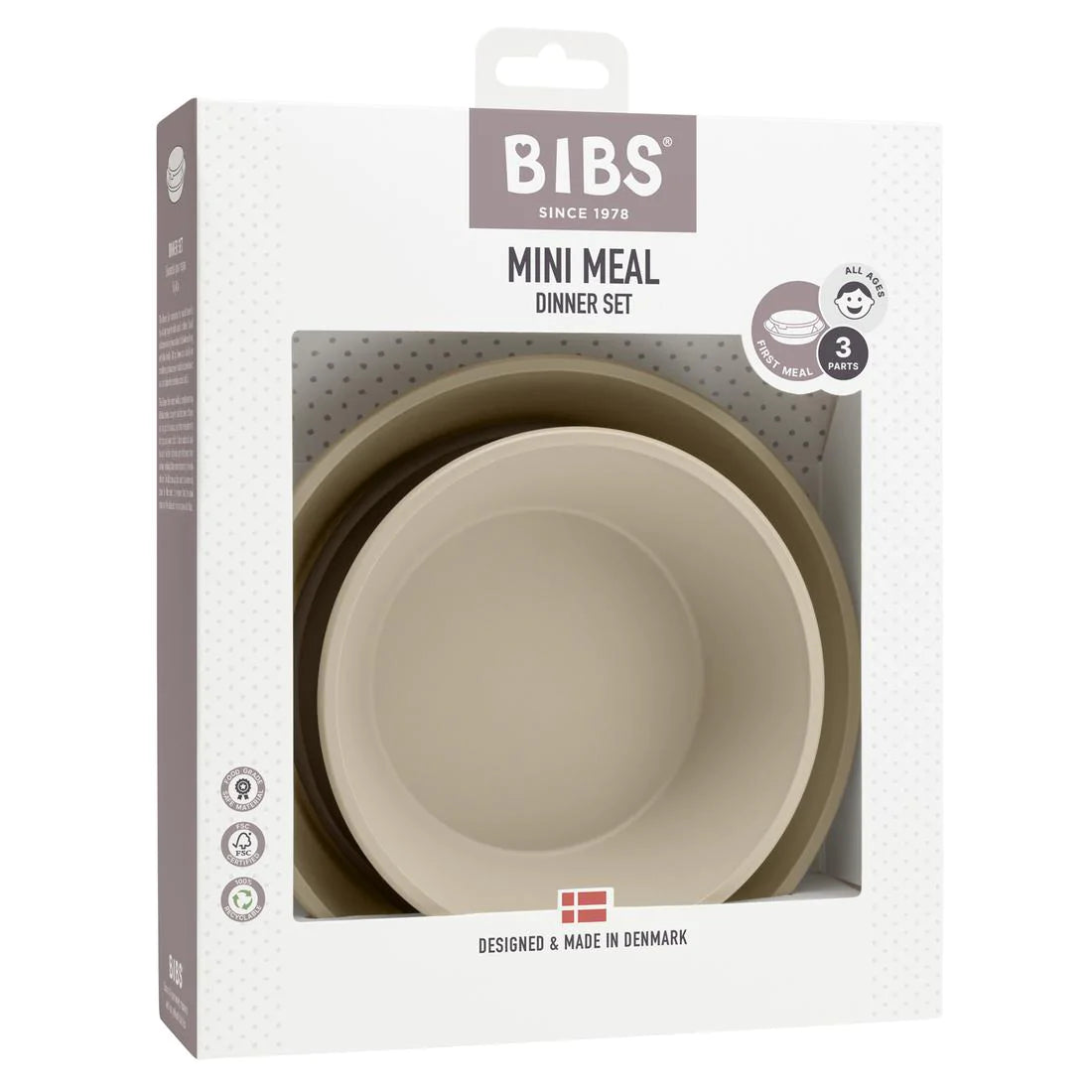 Bibs lėkštučių rinkinys 2vnt  - Spalva - Vanilla