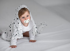 Muslino vystyklai Sleepee (baltas ir pilkas) - TipiTapi.lt