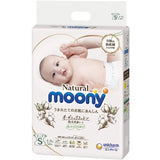 MOONY sauskelnės Natural - dydis S 4 - 8kg, 58vnt