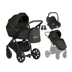 Noordi Luno All Trails universalus vežimėlis 3in1 (609) x Maxi-Cosi CabrioFix i-Size