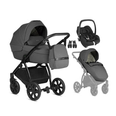 Noordi Luno All Trails universalus vežimėlis 3in1 (610) x Maxi-Cosi CabrioFix i-Size