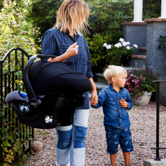 Automobilinė kėdutė Axkid Modukid Infant  i-Size 40-75 cm - Spalva - Granite Melange