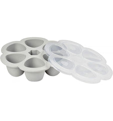 Beaba silikoninis kūdikio maisto konteineris Multiportions  6x90ml, Grey