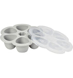 Beaba silikoninis kūdikio maisto konteineris Multiportions XL, 6x150ml, Grey