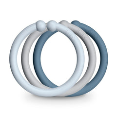 BIBS žiedai - Spalva - Loops Baby Blue / Cloud / Petrol