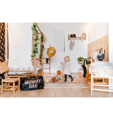 Childhome didelis mamos krepšys Mommy bag, Black Gold