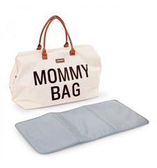 Childhome didelis mamos krepšys Mommy bag, Off white black