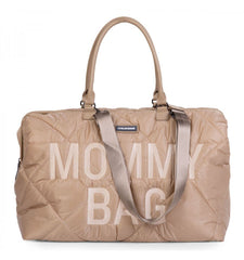 Childhome didelis mamos krepšys Mommy bag, Puffered beige
