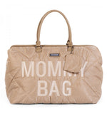 Childhome didelis mamos krepšys Mommy bag, Puffered beige