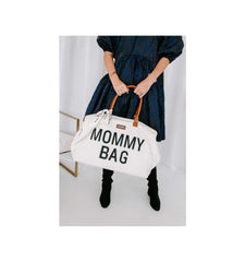 Childhome didelis mamos krepšys Mommy bag, Teddy off white