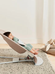 BABYBJÖRN gultukas - Bouncer Balance Soft - Spalva - Beige/Grey - light grey frame