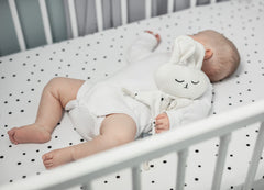 Lovytė kūdikiui LENA be papildomo šono 120x60cm (balta)