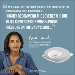 Pagalvė Babymoov Lovenest Baby Pillow - Spalva - Original Smoke