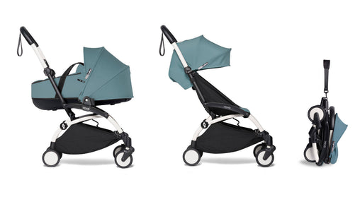 BABYZEN YOYO² - 0+, 6+ - Frame White + Spalva - Aqua