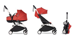 BABYZEN YOYO² - 0+, 6+ - Frame Black + Spalva - Red