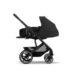 CYBEX Balios S Lux universalus 2in1 vežimėlis, Moon Black (Black Frame)