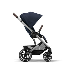 CYBEX Balios S Lux universalus 2in1 vežimėlis, Ocean Blue (Silver Frame)