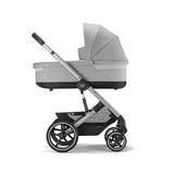CYBEX Balios S Lux universalus 2in1 vežimėlis, Lava Grey (Silver Frame)