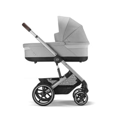 CYBEX Balios S Lux universalus 2in1 vežimėlis, Lava Grey (Silver Frame)