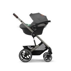 CYBEX Balios S Lux universalus 2in1 vežimėlis, Lava Grey (Silver Frame)