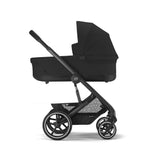 CYBEX Balios S Lux universalus 2in1 vežimėlis, Moon Black (Black Frame)