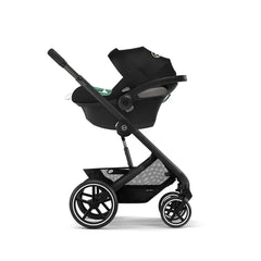 CYBEX Balios S Lux universalus 2in1 vežimėlis, Moon Black (Black Frame)