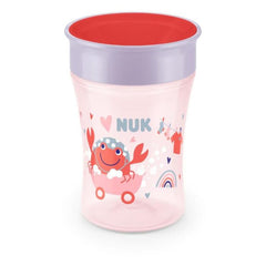 NUK Magic Cup 360° silikoninis puodelis (rožinis)