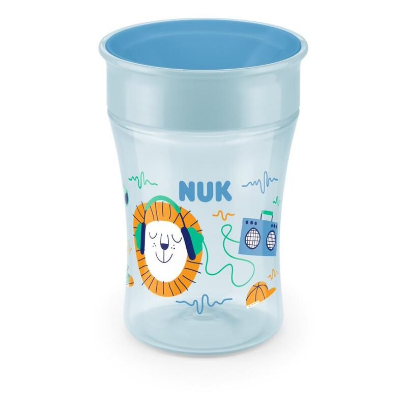 NUK Magic Cup 360° silikoninis puodelis (mėlynas)