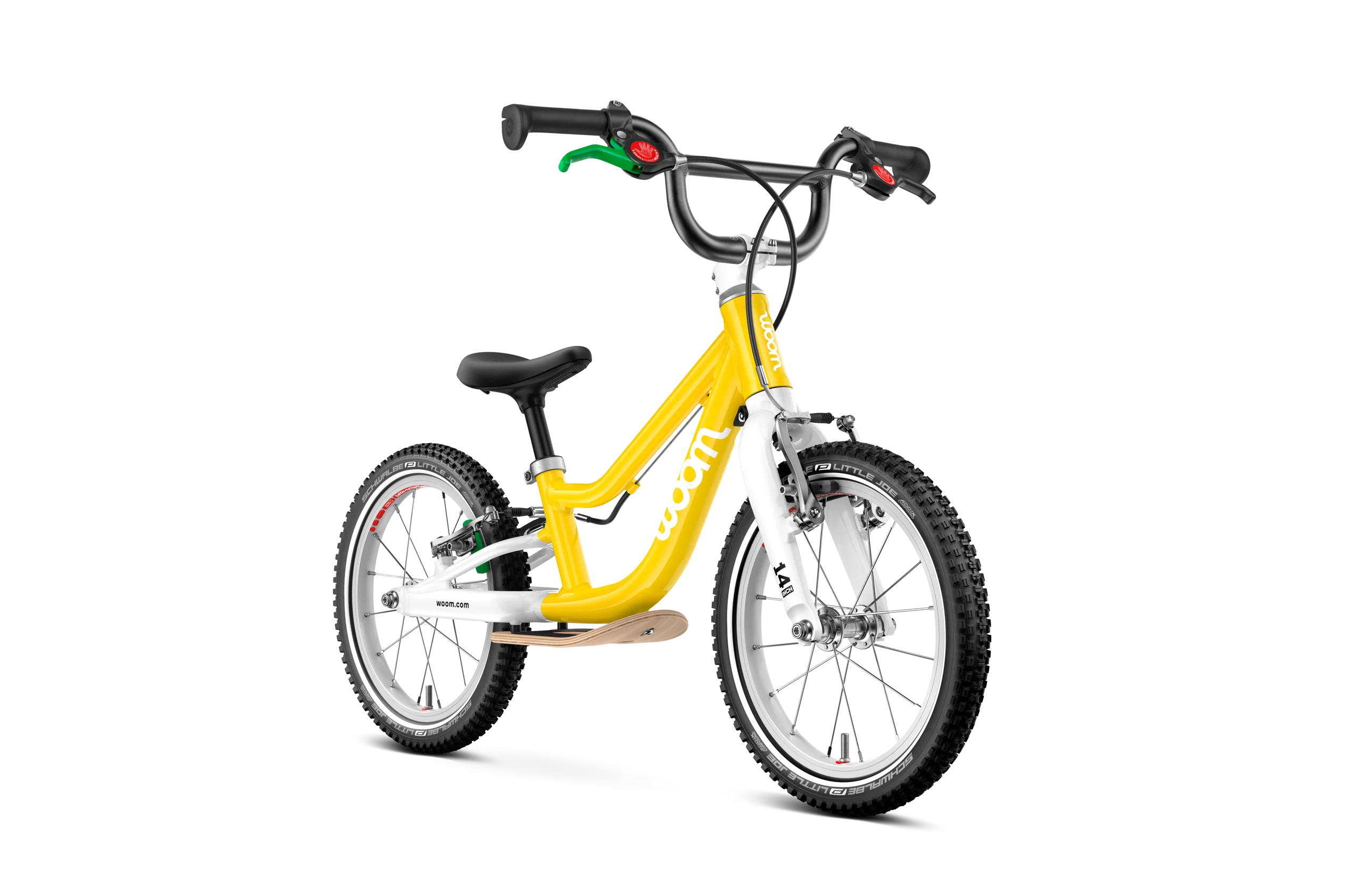 Balansinis dviratukas WOOM GO 1 PLUS - vibrant yellow