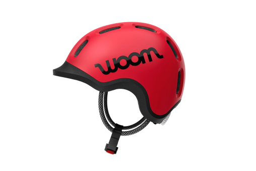 Dviratininko šalmas WOOM kids - 50-53 cm (S) -Red