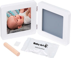 Baby Art kūdikio atspaudui skirtas rinkinys su rėmeliu, Simple White