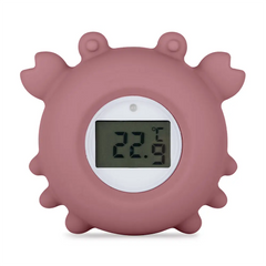PETITE&MARS silikoninis skaitmeninis vandens termometras, Crab Caleb