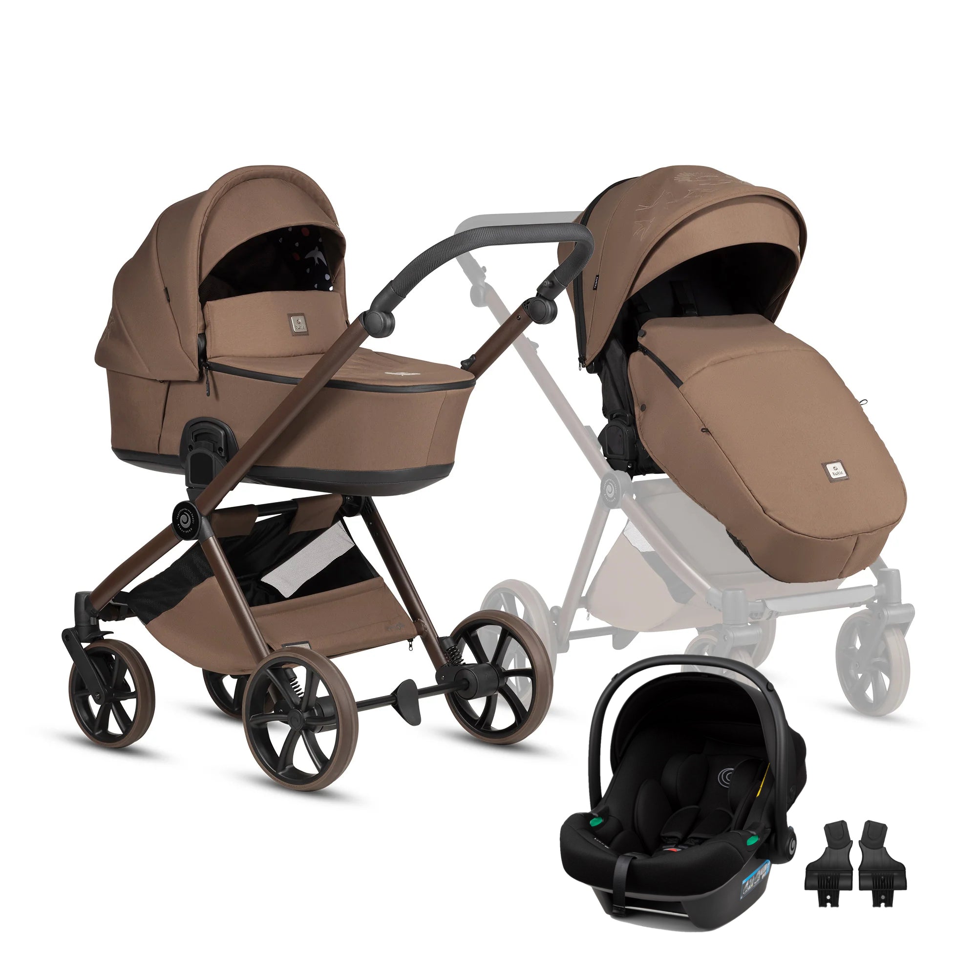 Tutis Mio3+ Thermo Brown Limited Edition universalus vežimėlis 1in1 (016)
