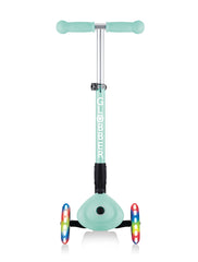 Globber paspirtukas Junior Foldable Lights - Mėtinis