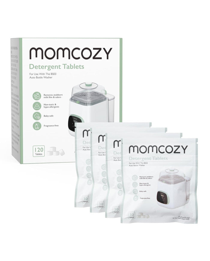 Momcozy buteliukų plovyklos Kleanpal PRO plovimo tabletės, 120 vnt.