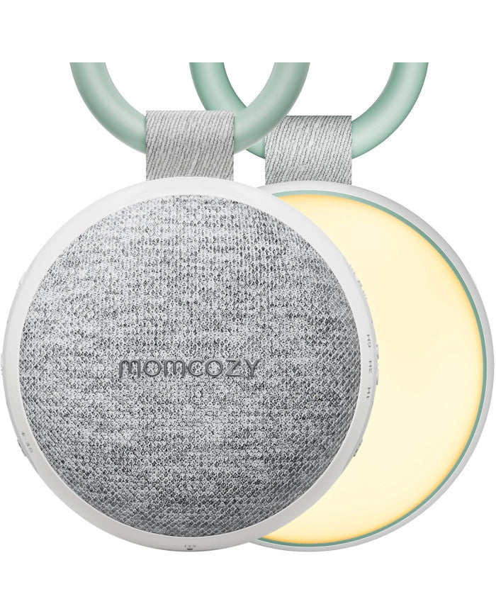 Momcozy mobilus baltojo triukšmo aparatas su naktine šviesa