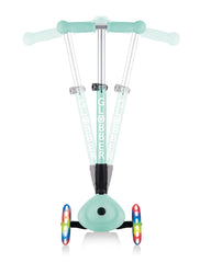 Globber paspirtukas Junior Foldable Lights - Mėtinis