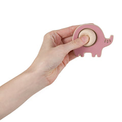 „Petite&Mars Elephant Edwin“ kramtukas 6 mėn.+ (dusty rose)