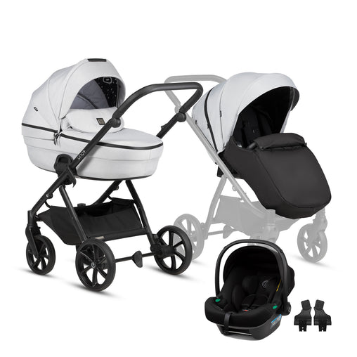 Tutis Uno6+ universalus vežimėlis 3in1 (142) + Tutis Elo Lux i-Size autokėdutė