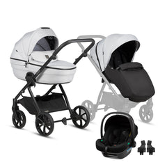 Tutis Uno6+ universalus vežimėlis 3in1 (142) + Tutis Elo Lux i-Size autokėdutė