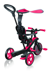 Globber triratukas Trike Explorer 4in1 - Raudonas