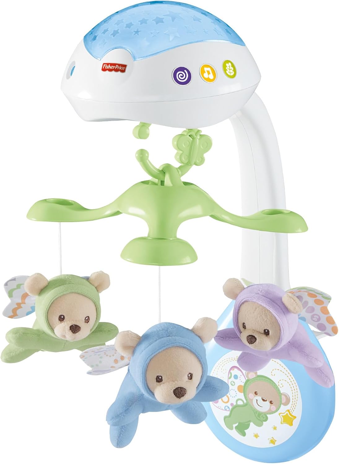 Fisher-Price Butterfly Dreams karuselė su projekcija