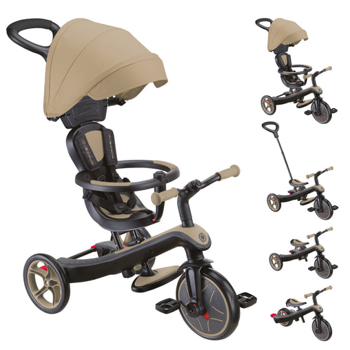 Triratukas Explorer Trike 4in1-Smėlio spalvos