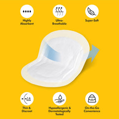 Medela Ultra breathable įklotai į liemenėlę 200vnt + DOVANA pieno laikymo maišeliai 4vnt.