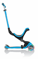 Globber paspirtukas Go Up Deluxe Lights - Mėlynas