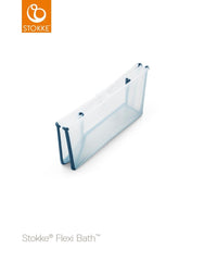 STOKKE vonelė FLEXI BATH Transparent Blue