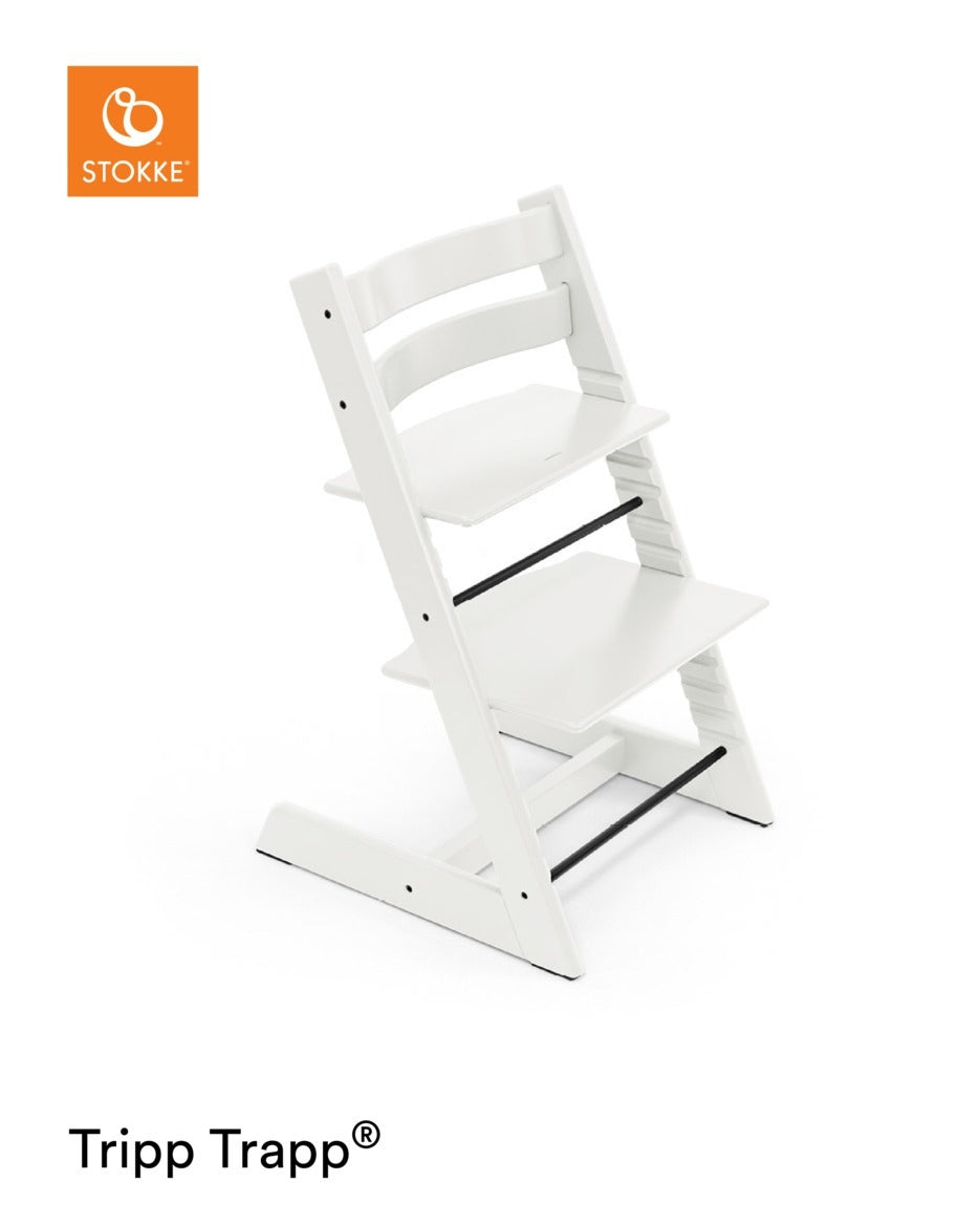 STOKKE maitinimo kėdutė TRIPP TRAPP, White –