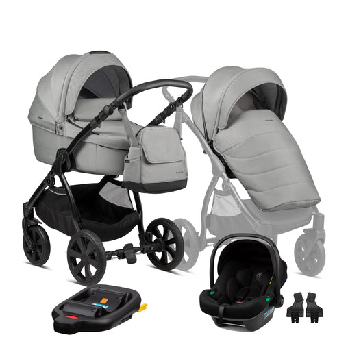 Noordi Fjordi 4in1 Grey (814)+ Noordi Terra i-Size autokėdutė ir Isofix bazė