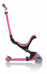 Paspirtukas Go Up Deluxe Lights-Rožinis