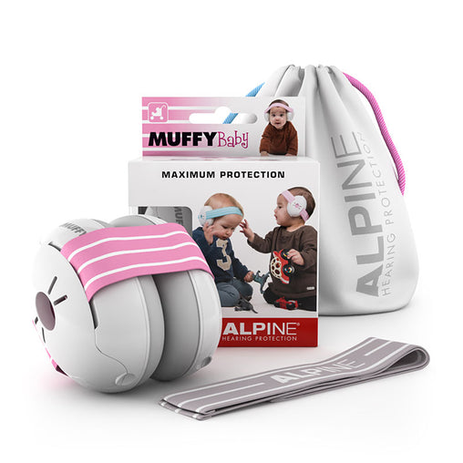 Muffy Baby Rose triukšmą slopinančios ausinės kūdikiams - Pink